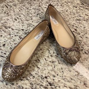 NIB Jimmy Choo ballet flats. Size 8.5.